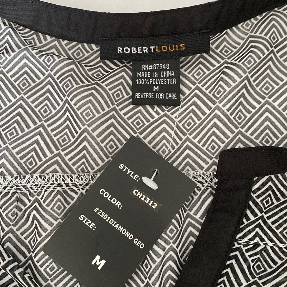 3/4 sleeve 100%polyester blouse